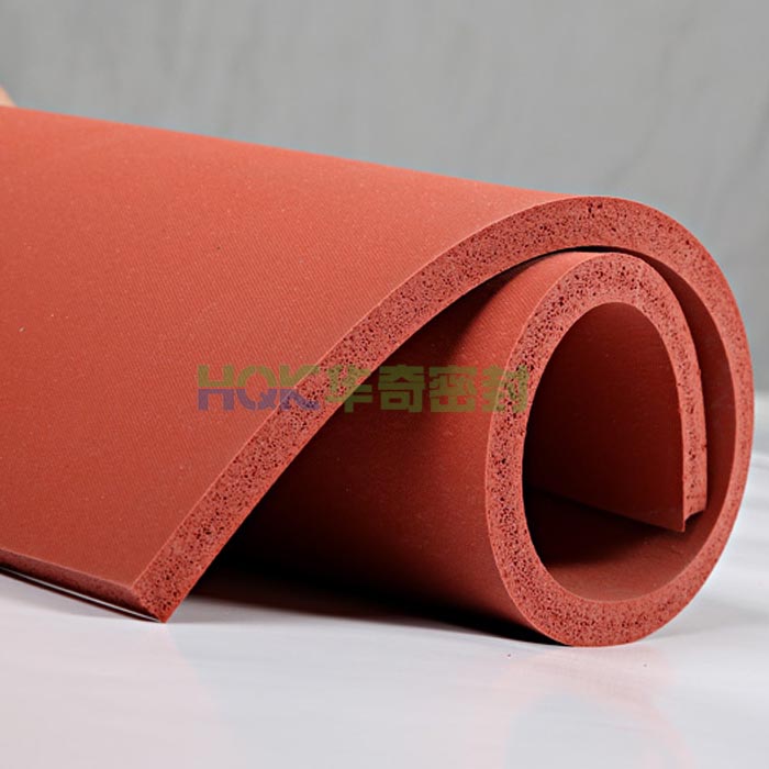 紅色硅膠發(fā)泡板 紅色硅膠發(fā)泡板